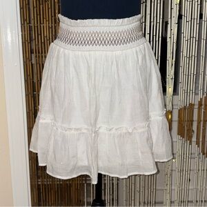 I.N. San Francisco White A-Line Skirt